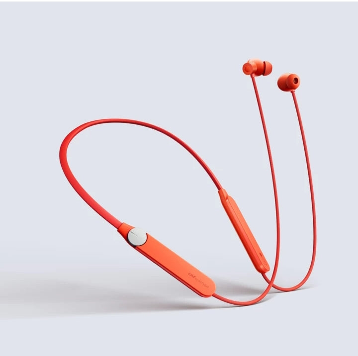 CMF by Nothing Neckband Pro 50dB Active Noise Cancellation, Smart Dial Design, 37 Hrs playtime Bluetooth Headset (Orange, In the Ear)